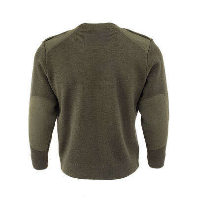 French Army OD Wool Commando Sweater - Medium | Unissued, , large